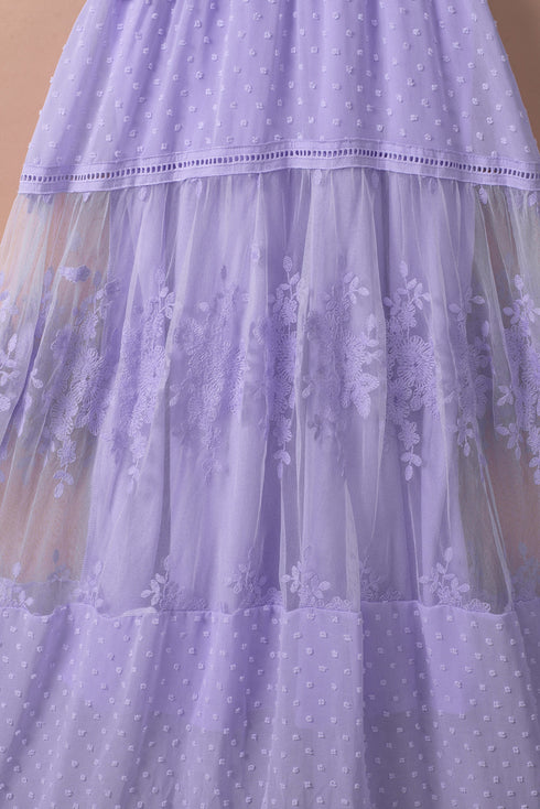 Luminous Dawn Lace Gown